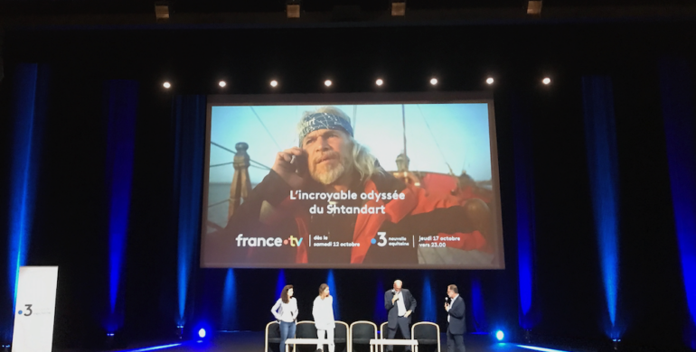 The premiere of the film about the Shtandart took place in La Rochelle