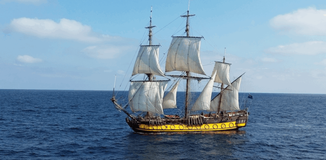 Shtandart Sets Course for the Tall Ships Races