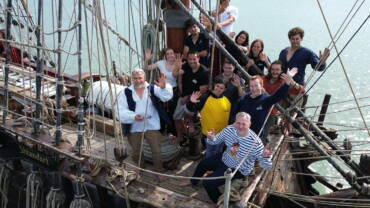 The frigate Shtandart is not a weapon of politics. It is a vessel of sails, of sea winds, of friendship and human connection