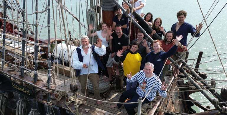 The frigate Shtandart is not a weapon of politics. It is a vessel of sails, of sea winds, of friendship and human connection