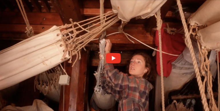 Sleeping in a Hammock, Night Watches and Heavy Anchors — A Ship from Another Era